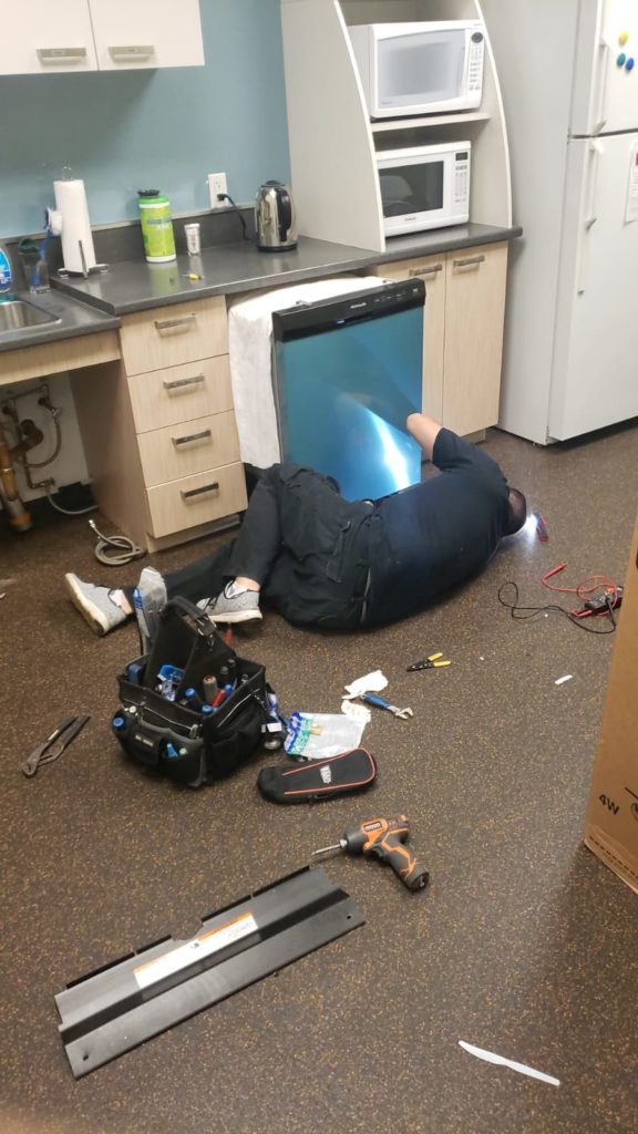 Dishwasher Installation Office