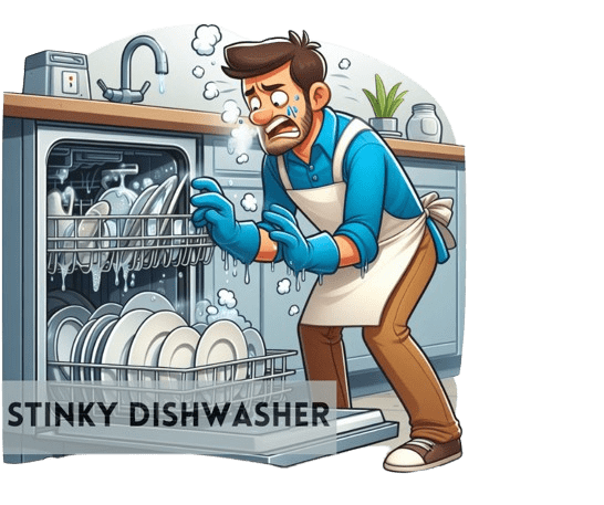 stinky dishwasher