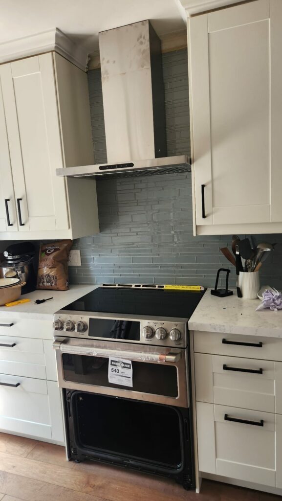 Rangehood installation