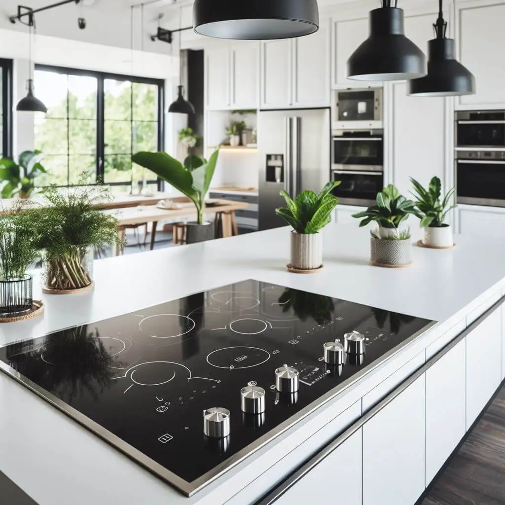 kitchen with electric cooktop