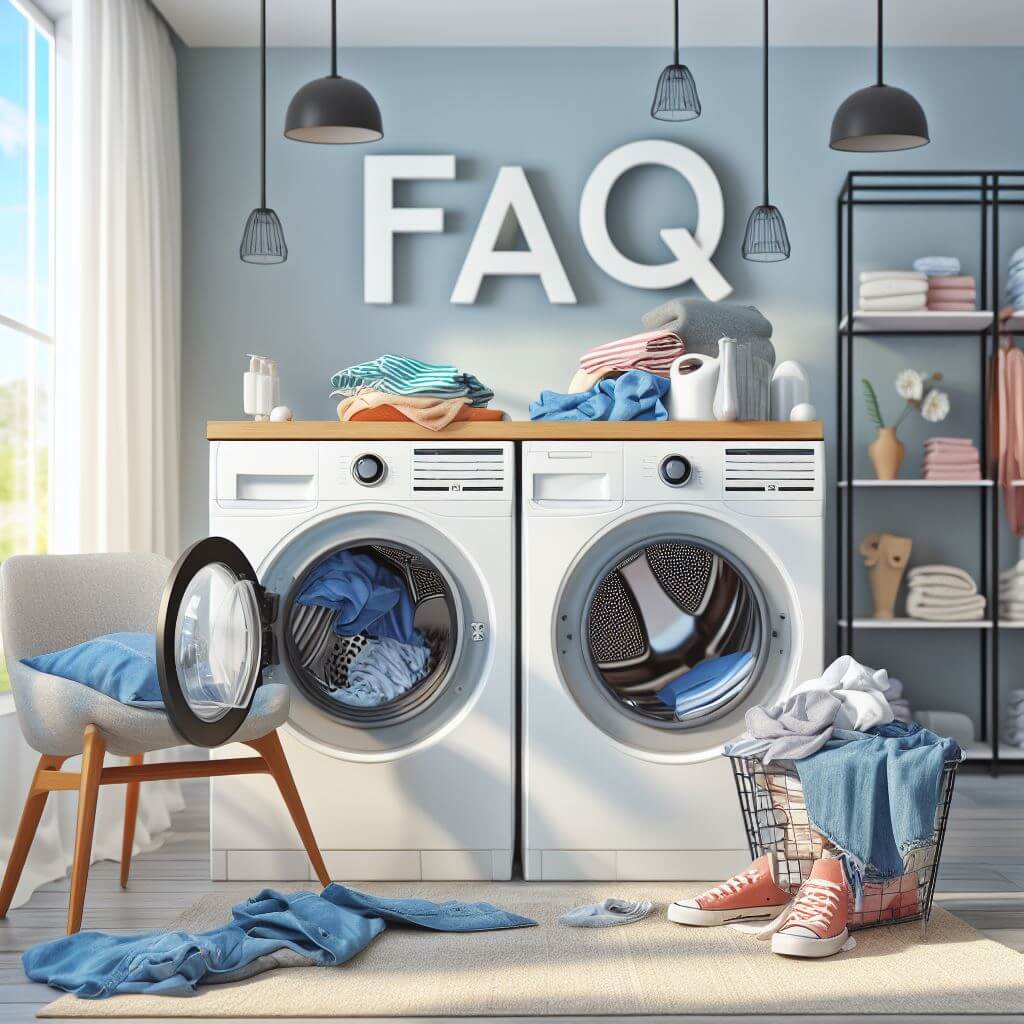 faq in a laundry room