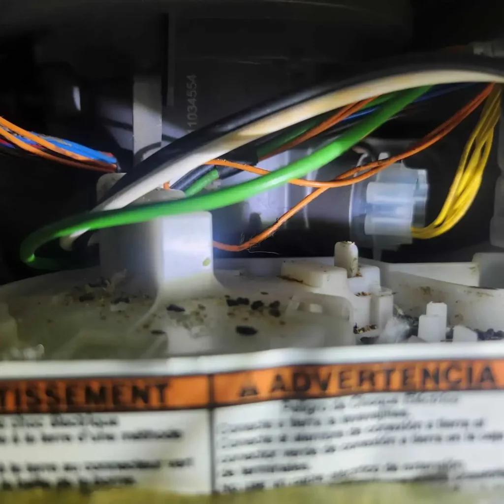 dishwasher mice damage